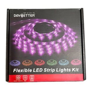 New, DAYBETTER LED Strip Lights 200ft Smart App Control with Remote,